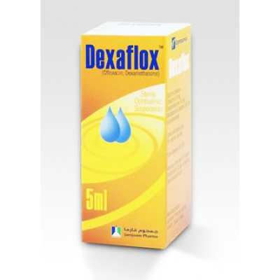 DEXAFLOX EYE DROPS ( DEXAMETHASONE 1.0 MG + OFLOXACIN 3.0 MG ) 5 ML